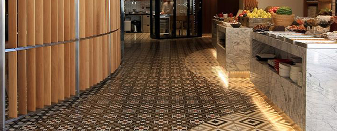fusion of geometric patterns and tradition encaustic tile